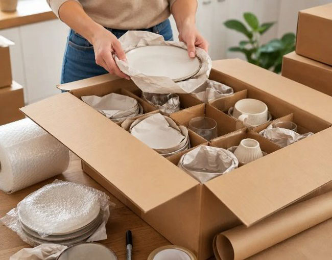 Fragile Dish Packing